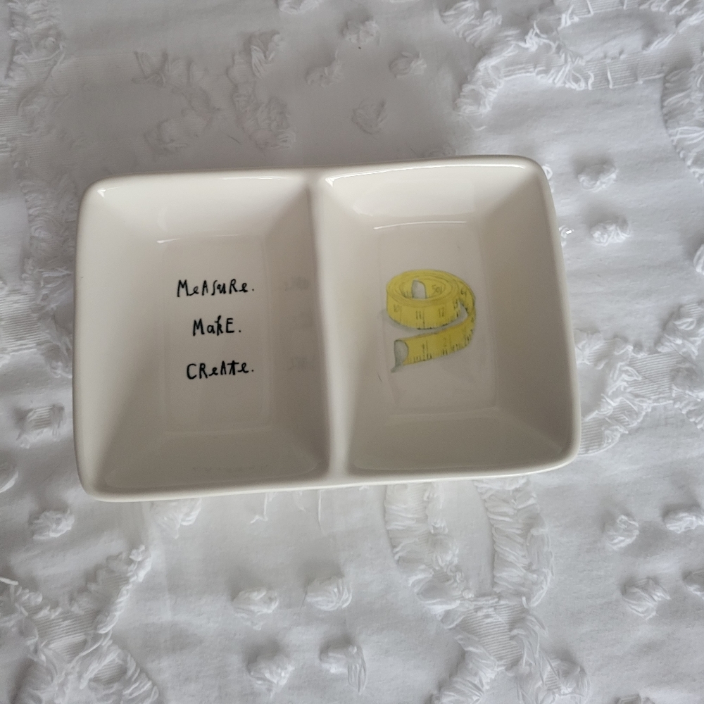 Rae Dunn sewing notion tray